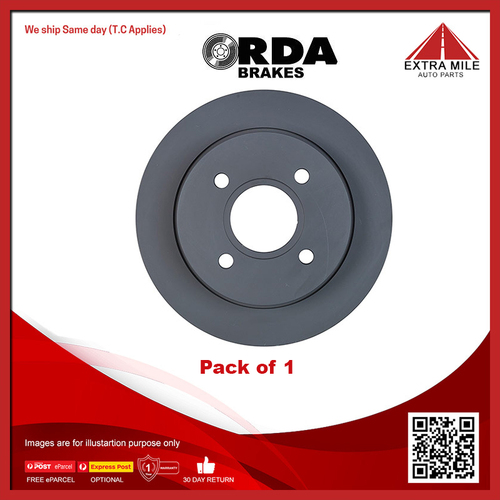 RDA Rear Standard Disc Brake Rotor Solid 252mm - RDA7933