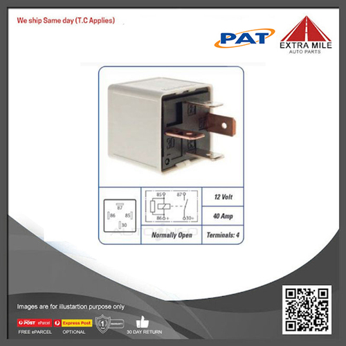 PAT Relay For FPV Tornado BA BF 4.0L BARRA 270T I6 24V DOHC - REL-005