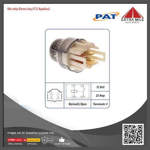 PAT Relay For FPV Tornado BA BF 4.0L BARRA 270T I6 24V DOHC - REL-007