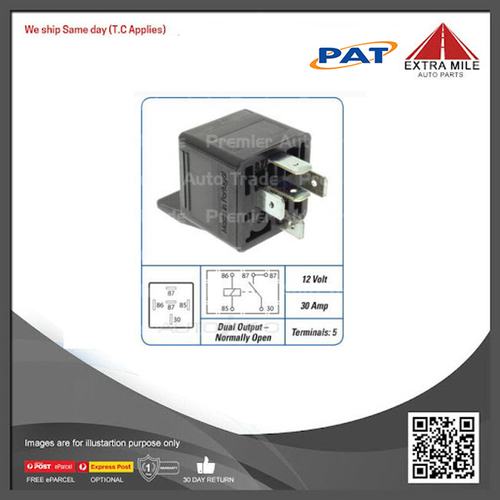 PAT Relay 12Volt  30Amp - REL-032 