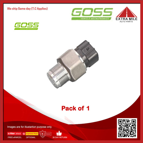 Goss Fuel Rail Pressure Sensor For Toyota HiLux KUN16R,KUN26R 3.0L 1KD-FTV DOHC