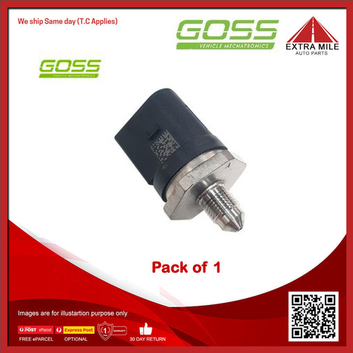 Goss Fuel Rail Pressure Sensor For Audi A6 C7 4G 1.8L CYGA DOHC 16v Turbo Petrol