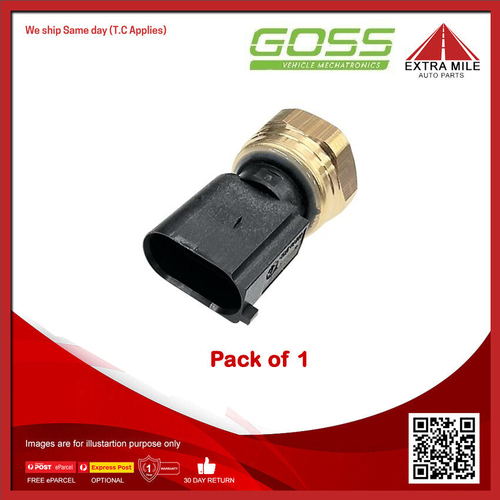 Goss Fuel Rail Pressure Sensor For Volkswagen Passat 2.0L FSI (3C5) 147kw Petrol