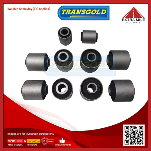 Transgold Rear Trailing Arm Bushing Set For Toyota Landcruiser 80/105 Series