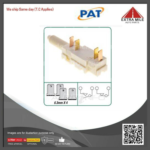 PAT Brake Light Switch For HSV XU6 VT,VX L67 V6 3.8L 1998-2002 - SLS-010