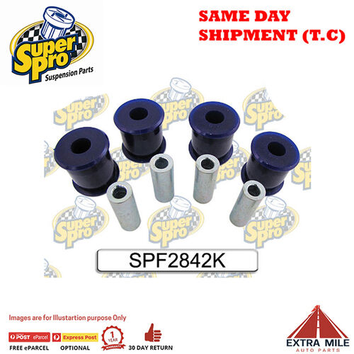 SuperPro Front Trailing Arm Upper Bush Kit For Jeep Cherokee-XJ 88-01 - SPF2842K