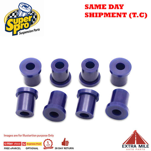 SuperPro Rear Spring Rear Eye & Shackle Bush Kit For Hyundai iLoad-TQ 2008-On