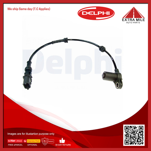 Delphi Front Left Wheel Speed Sensor 2 Pin For Vauxhall Tigra X04 1.4L/1.8L/1.3L