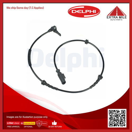 Delphi Front Left /Right Wheel Speed Sensor 2 Pin For Opel Corsa E X15 1.0L/1.6L