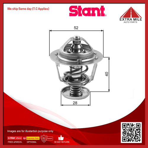 Stant/Gates Coolant Thermostat For Mazda CX-5 KE/KF 2.2L/2.0L/2.5L PE-VPS/SHY6