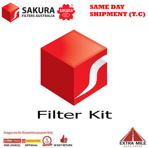 SAKURA Filter Kit For FORD FALCON FG Barra 156 6Cyl 4.0L 2008-2011