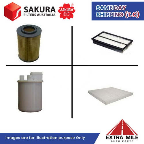 SAKURA Filter Kit For KIA CARNIVAL VQ G6DA 3.8L 2006-2008