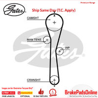 Timing Belt T1577 for PROTON Savvy J68N