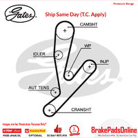 Timing Belt T1621 for IVECO Daily 35S13 8LBA4CAB/8LBA4DAB/8LBA4HAB/8LBA4HAC