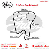 Timing Belt T252 for RENAULT Laguna PHASE I B56M