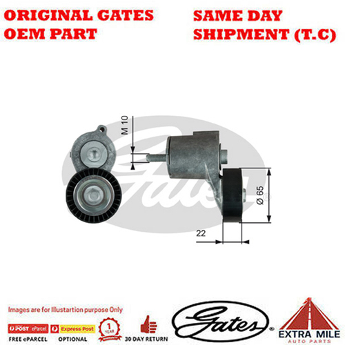 Gates Belt Drive Pulley & Tensioners For Audi Passenger,Volkswagen Passenger Car