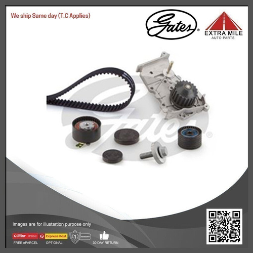 Gates Water Pump & Timing Belt Kit For Renault Clio 1.4L/1.6LPetrol Engine 