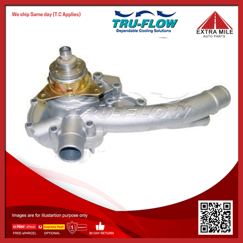 Tru-Flow Water Pump Mercedes Benz 230GE W460 2.3L Petrol M102.987 4D Wagon