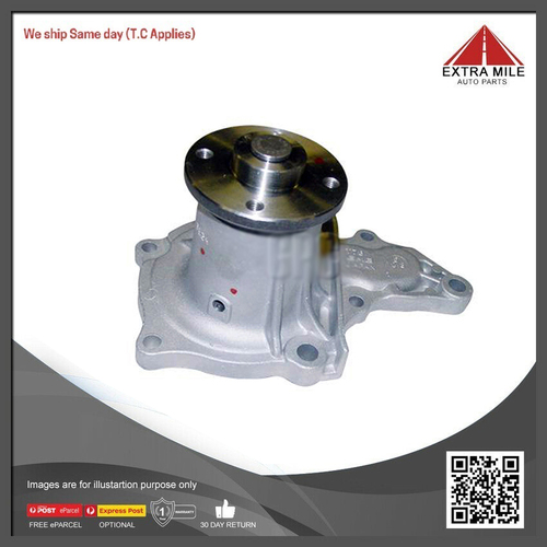 Tru-Flow Water Pump without Hosing for HOLDEN NOVA LE 1.6L 4cyl 4A-FC TF3039