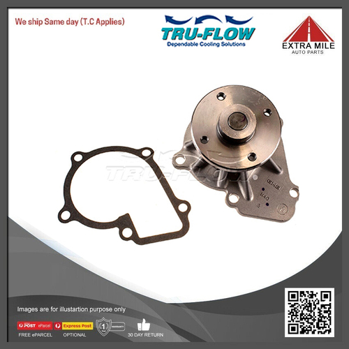 Tru-Flow Water Pump for NISSAN NAVARA D22 2.4L 4cyl KA24DE TO 06/00 TF3118