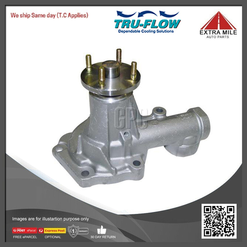 Tru-Flow Water Pump For MITSUBISHI EXPRESS SJ 1994-2003 - 2.4L 4cyl - TF4008