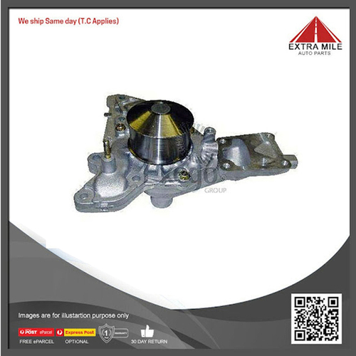 Water Pump with Housing for MITSUBISHI DELICA PD6W (Grey Imp) SPACE GEAR V6 3.0L 6G72 TF4018H