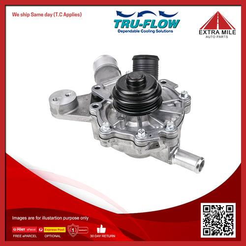 Water Pump with Housing for FORD ESCAPE BA V6 3.0L Duratec With Housing Dome Steel Impeller 38mm Outlet TF8183H