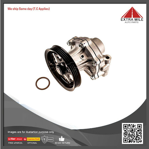 Water Pump for TOYOTA STARLET 1.3L EP82 (Grey Imp) 4cyl 4E-FTE Includes Housing And Pulley TF8213