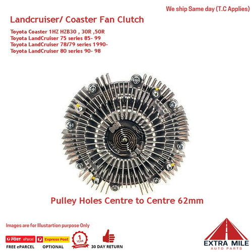 Fan Clutch for TOYOTA Landcruiser HZJ75 01/85-10/99 Fan Clutch (TFC106-10)