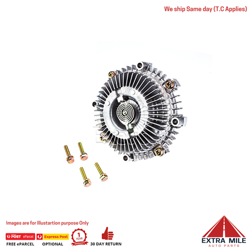 Tru-Flow Fan Clutch For Toyota HiLux RZN147,RZN152 2.0L 1RZ-E SOHC Petrol 4cyl