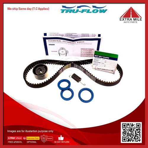 Tru-Flow Timing Belt Kit For Ford Laser KC, KE, KF, KH, KE2 1.6L/1.8L B6, BPME