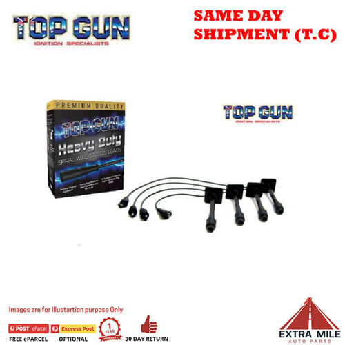 Top Gun Spark Plug Lead Set For Toyota RAV4 J 2.0 Ltr DOHC 16 Valve EFI 1998 >