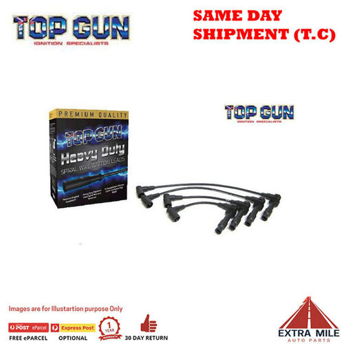 Top Gun Spark Plug Lead Set For Holden Vectra 2.2 Ltr Dohc 16 Valve