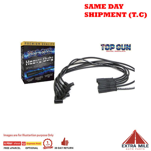 Top Gun Spark Plug Lead Set TG6100B For Ford LTD 4.0 (DF)