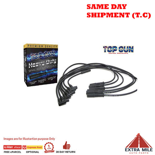 Top Gun Spark Plug Lead Set TG6130B For Ford Fairlane 4.0 MPFi (NL)