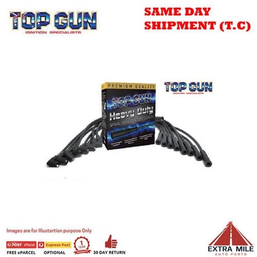 Top Gun Spark Plug Lead ForD Falcon& Fairmont V8, 302-351 4942cc 5766cc 1970-84