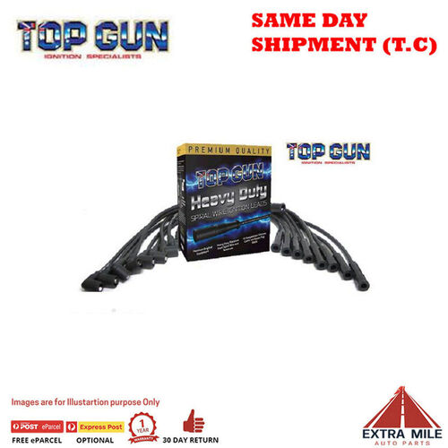 Top Gun Spark Plug Lead Set ForD Bronco F100 -> F350 - 5.8L - V8 5. 8L 1974-85