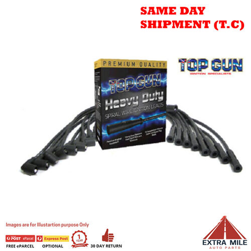 Top Gun Spark Plug Lead Set For Ford Falcon 4.9 V8 302ci (XD), 5.8 V TG8006C