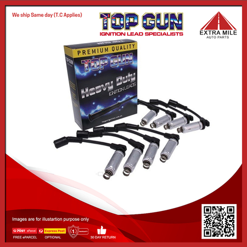 Top Gun Spark Plug Lead Set For Holden Crewman VZ 6.0L V8 L76/L98 4D Utility