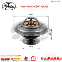 Thermostat for AUDI 100 C4 4A2 AAR 2.3L Petrol 5Cyl FWD TH13287G1