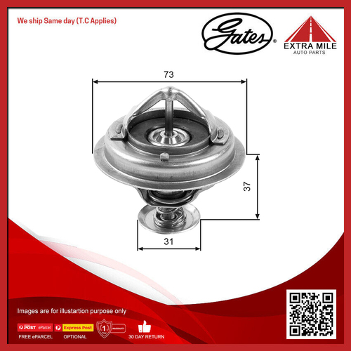 Gates Thermostat For Toyota Dyna 3.0L/3.4L 3B 13B,11B BU82,BU62,BU85,BU20