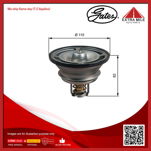 Gates Thermostat, Coolant For Mack Trident 12.8L MP8-535, MP8-535, MP8-500