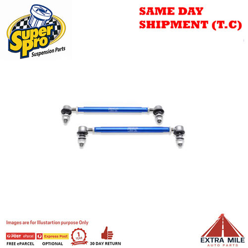 Front Sway Bar Link Kit - Heavy Duty Adjustable  For BMW 7 1-E38 1994-200