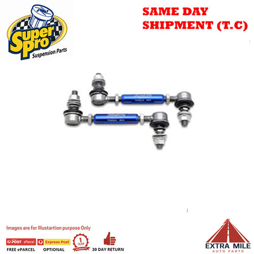 SuperPro Rear Sway Bar Link Kit - Heavy Duty Adjustable For BMW X1-E84 2009-2015