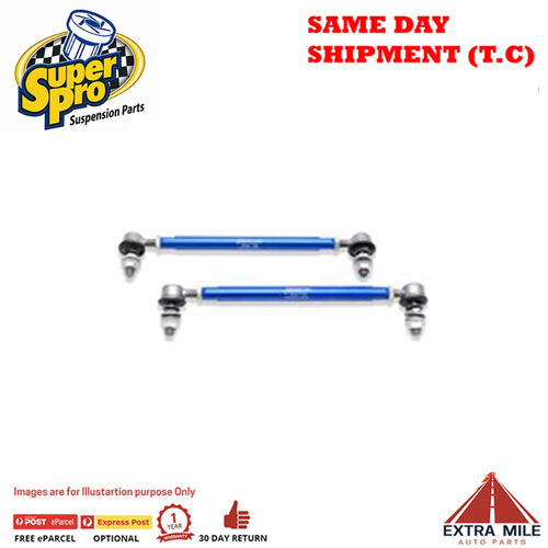 SuperPro Front Sway Bar Link Kit-Adjustable For Kia Grand Carnival-VQ 06-14