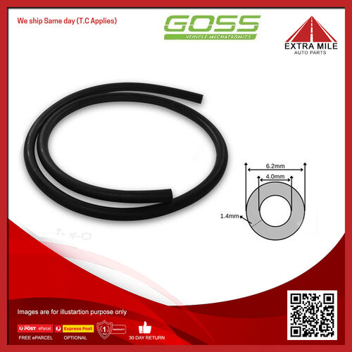 Goss Vacuum Tubing Hose 4MM X 1M - VT40L10