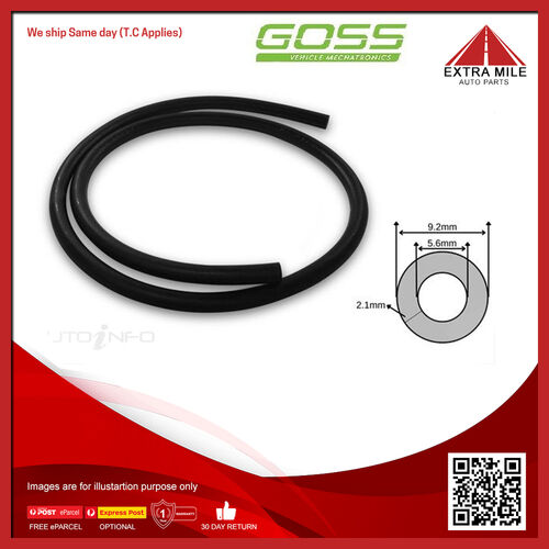 Goss Vacuum Tubing Hose 6MM X 1M - VT60L10