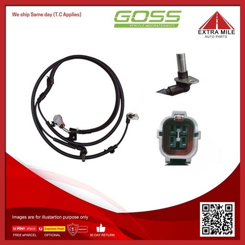 Goss ABS Wheel Speed Sensor Rear For Holden Rodeo RA 2.4L/3.0L/3.5L/3.6L V6