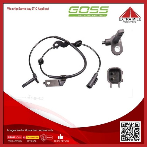 Goss ABS Wheel Speed Sensor Front For Mitsubishi Outlander ZG ZH ZJ ZK ZL V6