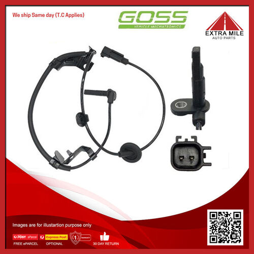 Goss Abs Wheel Speed Sensor - Rear For Mitsubishi Lancer Ralliart CJ 2.0L DOHC